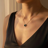 Aura black necklace